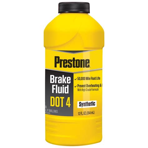 dot 4 brake fluid synthetic.